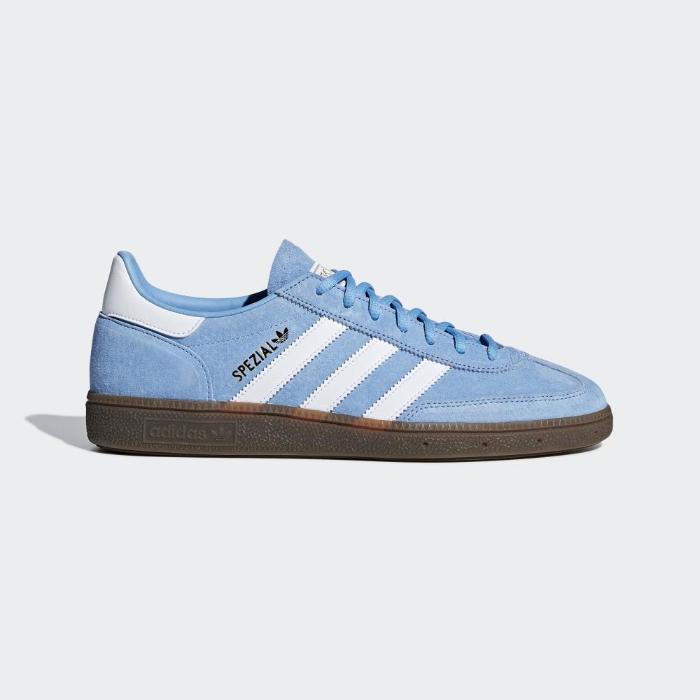 Adidas Men's Handball Spezial Originals Shoes Light Blue/White Ireland BD7632